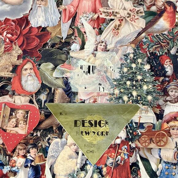 Tri-Coastal Design Large Storage Box - Old World Victorian Christmas Santa Angel - Picture 8 of 10